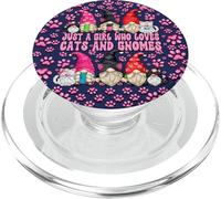 Cat Owner Must Haves for Girls Who Loves Cats and Gnomes PopSockets PopGrip pour MagSafe