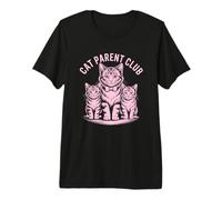 Cat Parent Club T-Shirt Haut de Gamme
