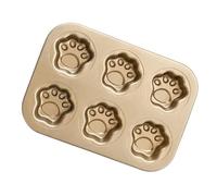 Cat Paw Baking Mold, Non Stick Cartoon Claw Cookie Cutter, 1 Piece Portable | Cartoon Cookie Cutter Baking Mould For Muffin Cupcake Chocolates Desserts Home Kitchen Bakery