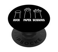 Cat Paws Ciseaux en Papier Motif Pattes de Chat PopSockets PopGrip Adhésif