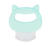 Cat Peignes pour Chats Intérieurs, Deshedding Dematting Brush Brush Cat Hair Coquille PEUP Pet TOLING TOLING MATÉ REPUR du CAUP DESHEDDIN (Green)