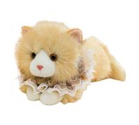Cat Peluche Jouet en peluche réaliste pour confort, stress émotionnel avec fonction cuddling, jouet en peluche pour la maison, l'espace de travail, le sommeil, la voiture, un anniversaire