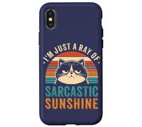 Cat People - Citation drôle de Sarcasme - Rayon de Soleil Sarcastique Coque pour iPhone X/XS