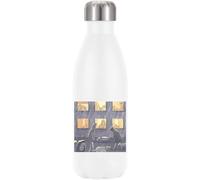Cat People vs The Dog People Bouteille d'eau thermique isolée sous vide Blanc