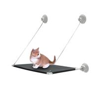 Cat Perch, Foldable Pet Bed Seat, Space Saving Wall Mounted, Strong Suction Cups for Secure Expanded Size 25.1x18.5x18.1inc, Safety Hammock for Small to Large, Ideal for Resting