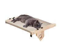 Cat Perch Windowsill, Wooden Cat Bed Nesting Seat, Adjustable Cat Windowsill Nest, Cat Hammock Seat, Cat Nesting Bed, Easy to Use, Portable for Sleeping Playing Climbing