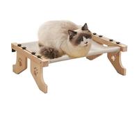 Cat Perch Windowsill, Wooden Cat Bed Nesting Seat, Adjustable Cat Windowsill Nest, Cat Hammock Seat, Cat Nesting Bed, Easy to Use, Portable for Sleeping Playing Climbing