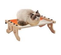 Cat Perch Windowsill, Wooden Cat Bed Nesting Seat, Adjustable Cat Windowsill Nest, Cat Hammock Seat, Cat Nesting Bed, Easy to Use, Portable for Sleeping Playing Climbing
