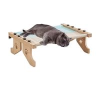 Cat Perch Windowsill, Wooden Cat Bed Nesting Seat, Adjustable Cat Windowsill Nest, Cat Hammock Seat, Cat Nesting Bed, Easy to Use, Portable for Sleeping Playing Climbing