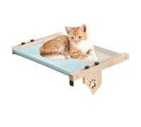 Cat Perch Windowsill, Wooden Cat Bed Nesting Seat, Adjustable Cat Windowsill Nest, Cat Hammock Seat, Cat Nesting Bed, Easy to Use, Portable for Sleeping Playing Climbing