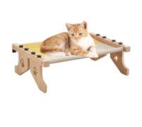 Cat Perch Windowsill, Wooden Cat Bed Nesting Seat, Adjustable Cat Windowsill Nest, Cat Hammock Seat, Cat Nesting Bed, Easy to Use, Portable for Sleeping Playing Climbing