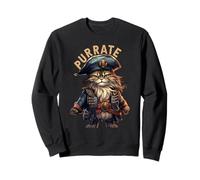 Cat Pirate, The Pirates Cat, Purrate Cat Lover Sweatshirt