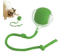 Cat Play Ball - Smart Motion Toy, Rolling Pet Device, Automatic Fun Orb | Caractéristique Interactive Du Modèle De Mouvement LED, Système De Stimulation Active Rechargeable Pour Le Divertissement D'ex