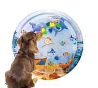Cat Play Mat - Sensory Thickened Pet Supplies, Interactive Cat Mat Water Bed, Cooling Aquatic Feline Activity Pad | Scratch Resistant Simulation Paws Blanket for Puppy Kitten Indoor Outdoor Home