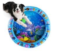 Cat Play Mat - Stimulating Hydro Boredom Breaker Mattress, Inflatable Liquid Teasing Cushion, Heavy Weight Chilling Pet-Play Gym | Entertainment Center Non-Slip Ground Rug For Living Room Bedroom