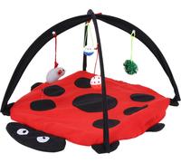 Cat Play Tent, activité nouveau design avec des balles de jouets suspendues finition fine des animaux pour les chats pliable