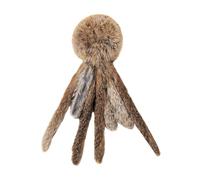 Cat Plush Toy, Soft Realistic Novel Item, Interactive Kitten Play Chew Toy for Recreation Entertainment Boredom Relief Exercise Training Activity Indoor Home Cattery Pet Store Supply for Cats Use