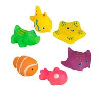 Cat Pool Toys Set - 6pcs Floating Interactive Fish for Cats | Fun Bathing and Swimming Toys, Perfect for Engaging Kitten Play to Reduce Boredom in Bathroom Backyard Pool and Stimulated, Multicolor
