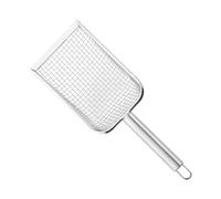 Cat Poop Scoop, Cat Stainless Steel Litter Shovel, Portable Cat Pooper Lifter, Metal Cat Litter Scoop, Fast Sifting Deep Shovel, Easy To Use, Portable for Frogs Lizards Dogs Cats Snakes Turtles