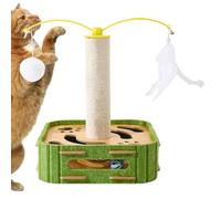 Cat Post Scratcher, Stratching Posts pour les chats intérieurs - Cat Tree Scratching Post,Fournitures de divertissement, jouets interactifs de chaton, centre d'activité d'exercice pour les chats adult