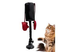 Cat Punching Bag Toy - Interactive Chaton Toys Sablebag, Punch Sac Jouet Avec Gants, Sacs De Boxe De Chat Avec Aspiration À Vide, Sacs De Poinçonnage Créatifs Pour Chaton De Boxe Pour Petit Chien