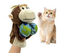 Cat Puppet | with Sound Monkey Funny Interactive Soft Stuffed Animals | Cat Puppet | with Sound Monkey Funny Interactive Soft Stuffed Animals | Dog Boxing Play Punching Gloves | for Puppy Kitten