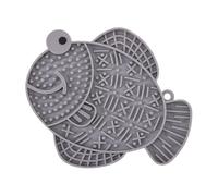Cat, Puppy Enrichment Toy, Fish Shape Lick Pad, Dog Lick Toy, Lick Pad for Dogs, Dog Treat Toy, Suction Cup, Pet Treat Mat, Dog Enrichment Mat, Puppy Lick Pads, Bathing, in