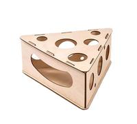 Cat Puzzle Interactive, Wooden Treat Maze Feeder,11.02x11.02x3.94 inches Sturdy Design & Enrichment Food, Treats Box for Indoor Cats, Reduce Boredom and Mental Stimulation Activity