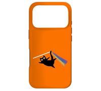 Cat Rainbow Light Refraction Cool Prism Science Spectrum Coque pour iPhone 17 Pro