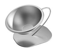 Cat Raised Food Bowl, Metal Kitten Feeder, Elevated Pet Feeding Dish, Large Lifted Cat Plate with Stable Base, 5.91x6.1x7.68inches Durable Food Container for Indoor Use