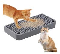 Cat Ramp Litter Box, Step with Built in Filter, Easy Clean Toilet Pedal, Non Slip Kitten Stool, Convenient Pet Accessory for Home, Living Room, and Bathroom Placement