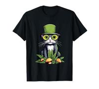 Cat Rave Chat coloré abstrait Colorful Goa Trance Musique T-Shirt