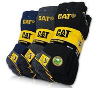 CAT REAL WORK SOCKS Lot de 9 paires de chaussettes de travail pour homme et femme Tailles au choix 35-50, 39-42