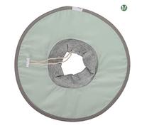 Cat Recovery Collar | Lightweight & Breathable Elizabethan Cone | Water Discourages Licking Collar for Procedure Wounds/Skin Conditions | Adjustable Spring Buckle (M.)