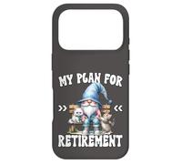 Cat Retirement GNOME Grandpa for Retired Mom and Cat Dad Coque pour iPhone 17 Pro