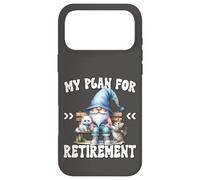Cat Retirement GNOME Grandpa for Retired Mom and Cat Dad Coque pour iPhone 17 Pro Max