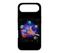 Cat Riding Rocket Firework Meowica in Galaxy 4th of July Coque pour iPhone Air