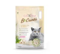 Cat&Rina BeCrumble, litière pour Chat en granulés au Tofu, 2,5 kg. Agglomérante et végétale. Se Jette dans Les déchets Verts ou dans Les Toilettes. Litière Anti-odeurs, 1 Paquet