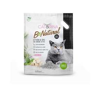 Cat&Rina litière pour chat au tofu de 10 l. Litière pour chat agglomérant végétal. Jusqu'à 60 jours d'utilisation. Se débarrasse dans les bios ou les toilettes. Sable anti-odeur, format maxi, charbon