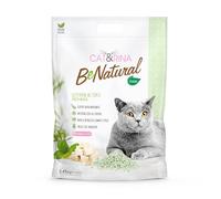 Cat&Rina BeNatural, 5,5 l de litière pour Chat au Tofu. Litière agglomérante végétale. Jusqu'à 30 Jours d'utilisation et jetable dans Les Toilettes. Litière pour Chat au Thé Vert.