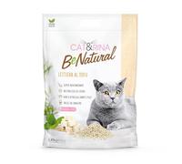 Cat&Rina litière pour Chat au Tofu, 5,5 L. Litière agglomérante végétale. Jusqu'à 30 Jours d'utilisation. Jetable dans Les Toilettes. Litière pour Chats Classique.