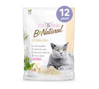 Cat&Rina litière végétale pour Chat au Tofu de 5,5 l. Se débarrasse dans Les bios ou Les Toilettes. Sable Anti-Odeur, Parfum Classique, 12 pièces