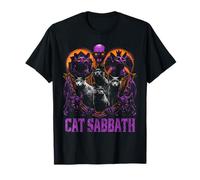 Cat Sabbath Feline Heavy Rock Band Parodie Rock Music T-Shirt