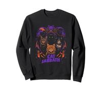 Cat Sabbath Feline Heavy Rock Band Parodie Sweatshirt