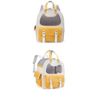Cat Sac pour Animaux de Compagnie Sac à Dos Chienne Portable avec Maille Respirante Grande capacité (Gris)