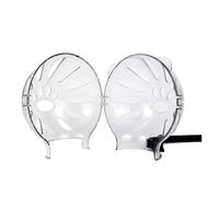 Cat Safety Tondeuse réglable Cat Headgear Transparent Pet Mower Anti-biting Cover Biting Prevention Hood Head Protector Safe Mouthpiece Veterinary Soft Head Cover Comforta