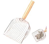 Cat Scooper, Cat Litter Phelf | Pitre à Tamis pour Animaux de Compagnie antiadhésive | Metal Scooper Poop Sifting Deep Phel, Heavy Duty Tamis avec Crochet, pour la litière