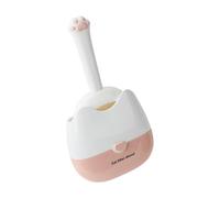 Cat Scooper, Litter Shovel, 11,02 x 5,91 x 2,95 pouces, Waste Collector, Wall Mounted Design, Holder Included, Yellow or Pink Color, ABS Material Build, for Outdoor Pet Cleaning Use