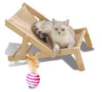 Cat Scratch Chair, Cat Lounger Scratcher with Sisal Mat, Adjustable Foldable Sisal Chair Indoor for Small and Medium Cats (SETA)
