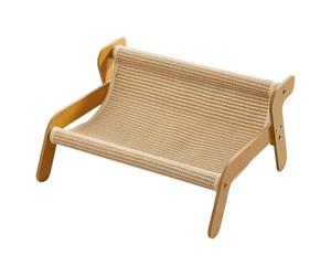 Cat Scratch Led - Scratch Grakeding Space - Multifonction Mobilier De Protection En Sisal Et Bois Résolvant Griffing Pour Chat Intérieur Nu